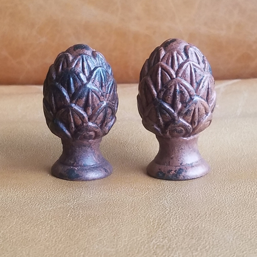 Decorative Acorn Bronze Finish Finials Lamp Toppers